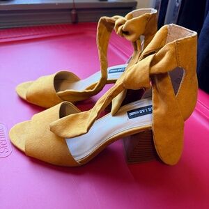 Design Lab ankle tie heels